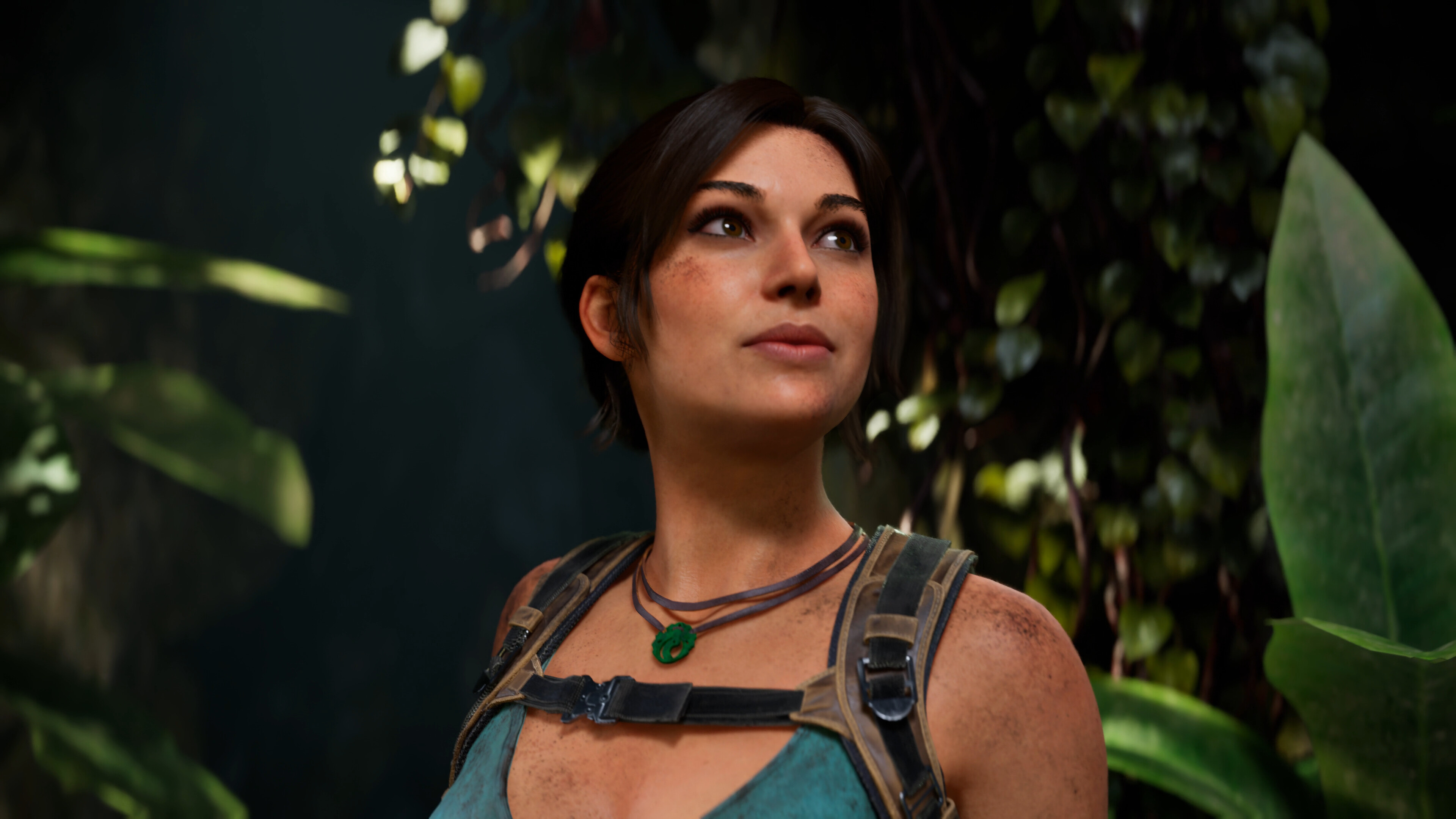 Close-up of Lara Croft in Tomb Raider: Legacy of Atlantis in an official developer image.